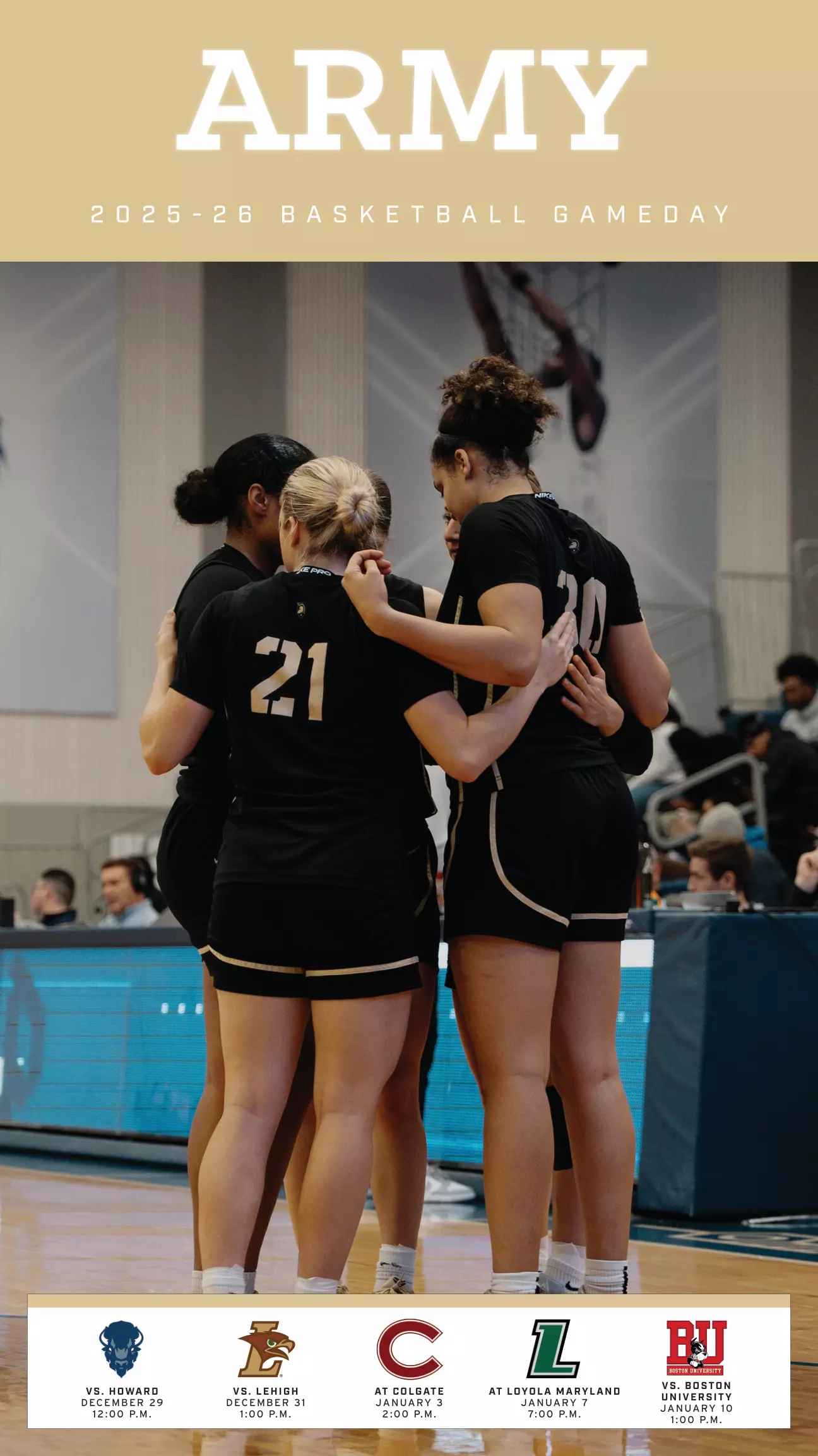 Army West Point Women's Basketball Gameday Issue 3