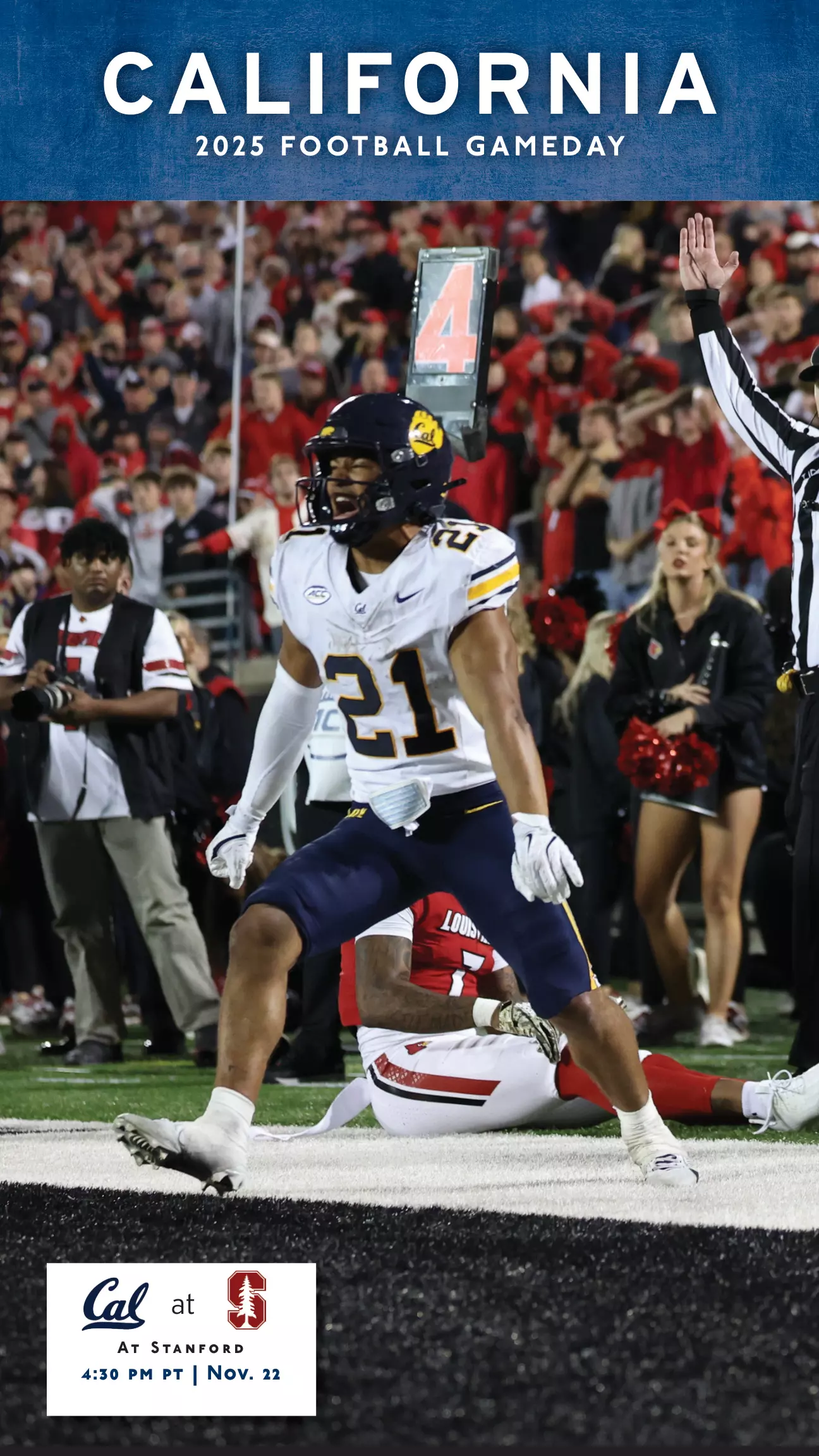 Cal FB Gameday at Stanford