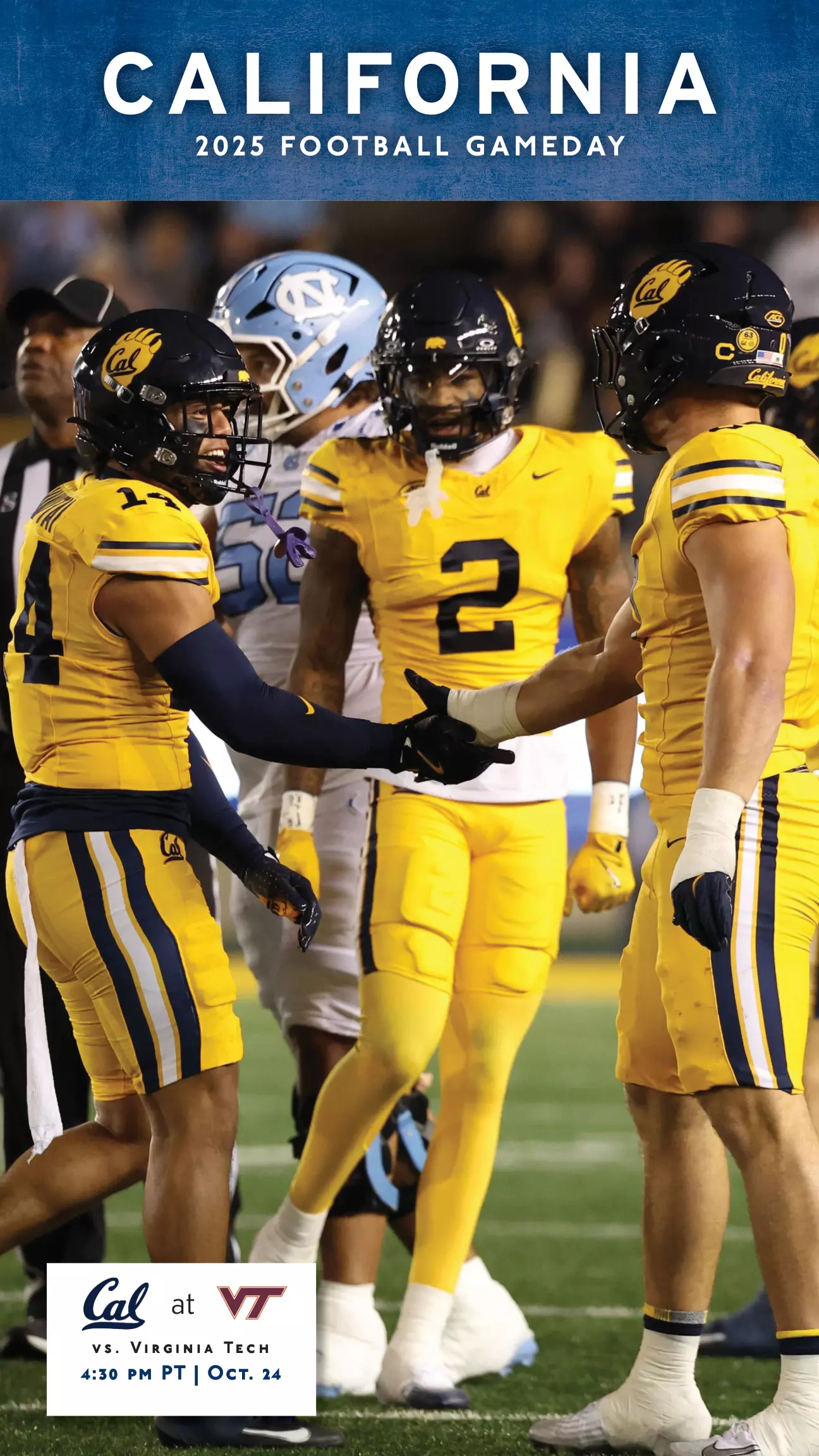 Cal FB Gameday at Virginia Tech