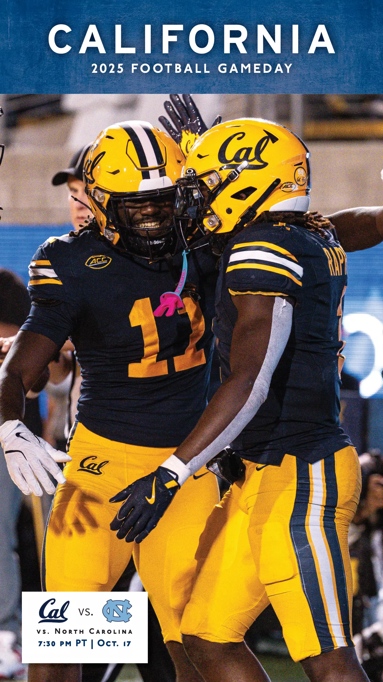 Cal FB Gameday vs. North Carolina