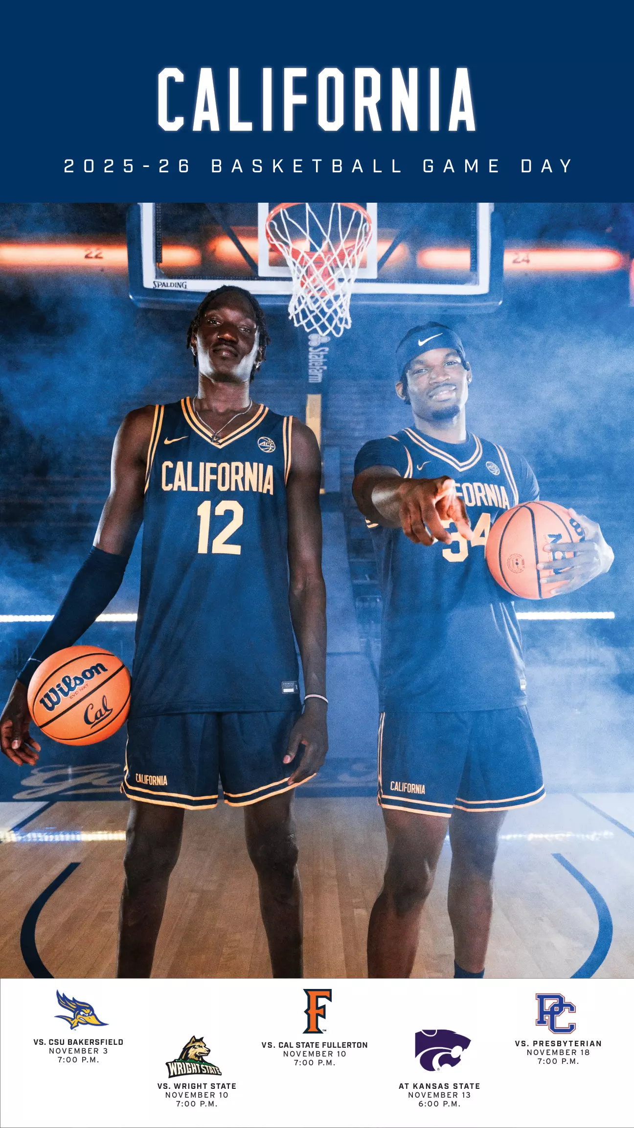 Cal Men's Basketball Gameday 1