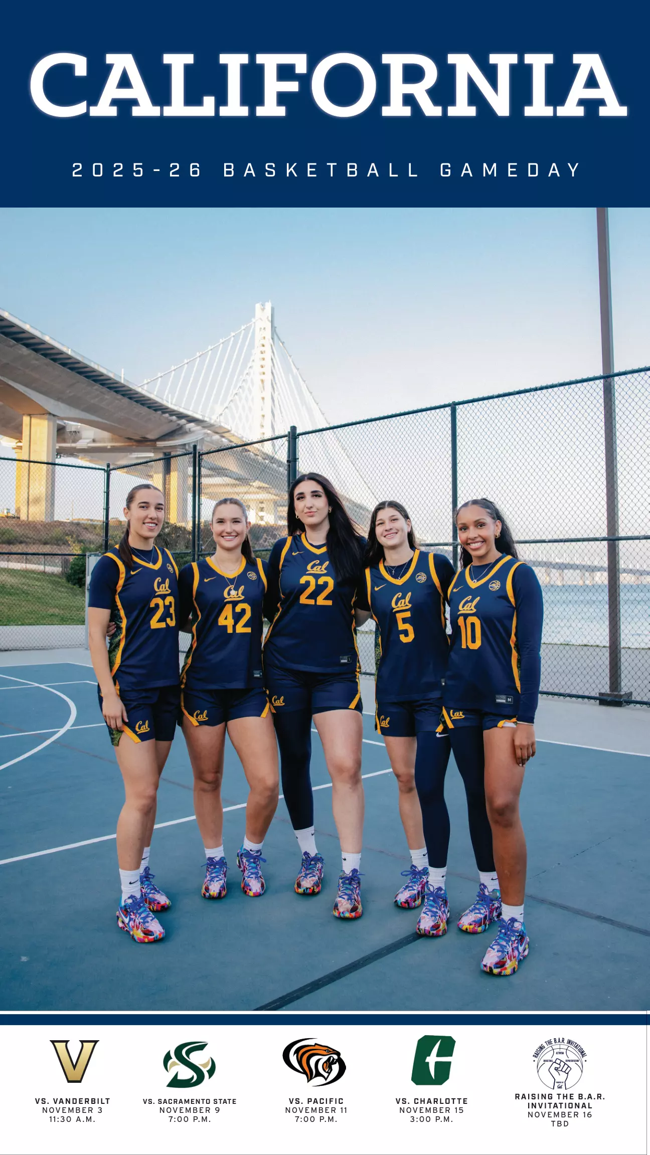 Cal Women's Basketball Gameday 1