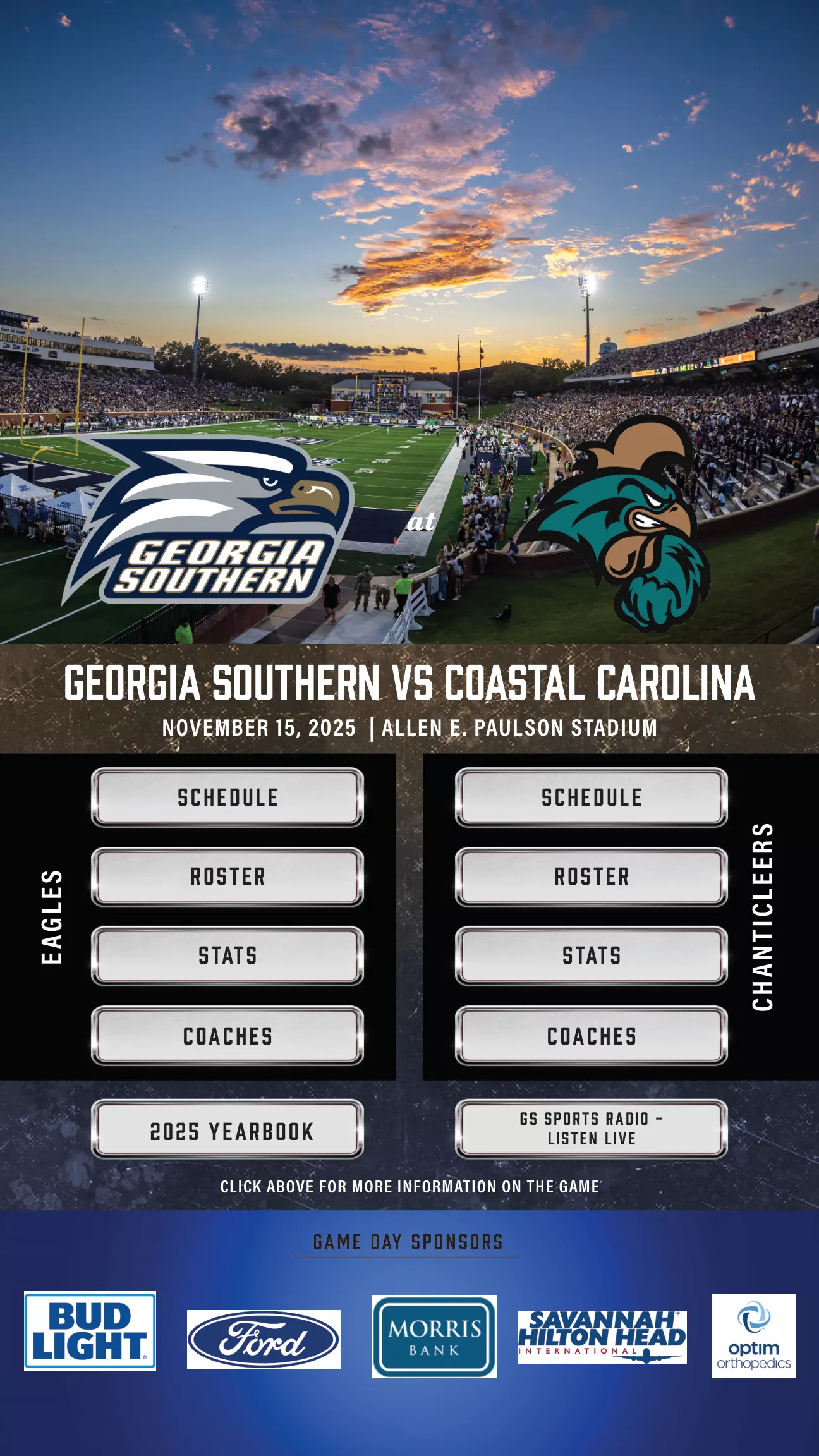 Georgia Southern FB vs. Coastal Carolina