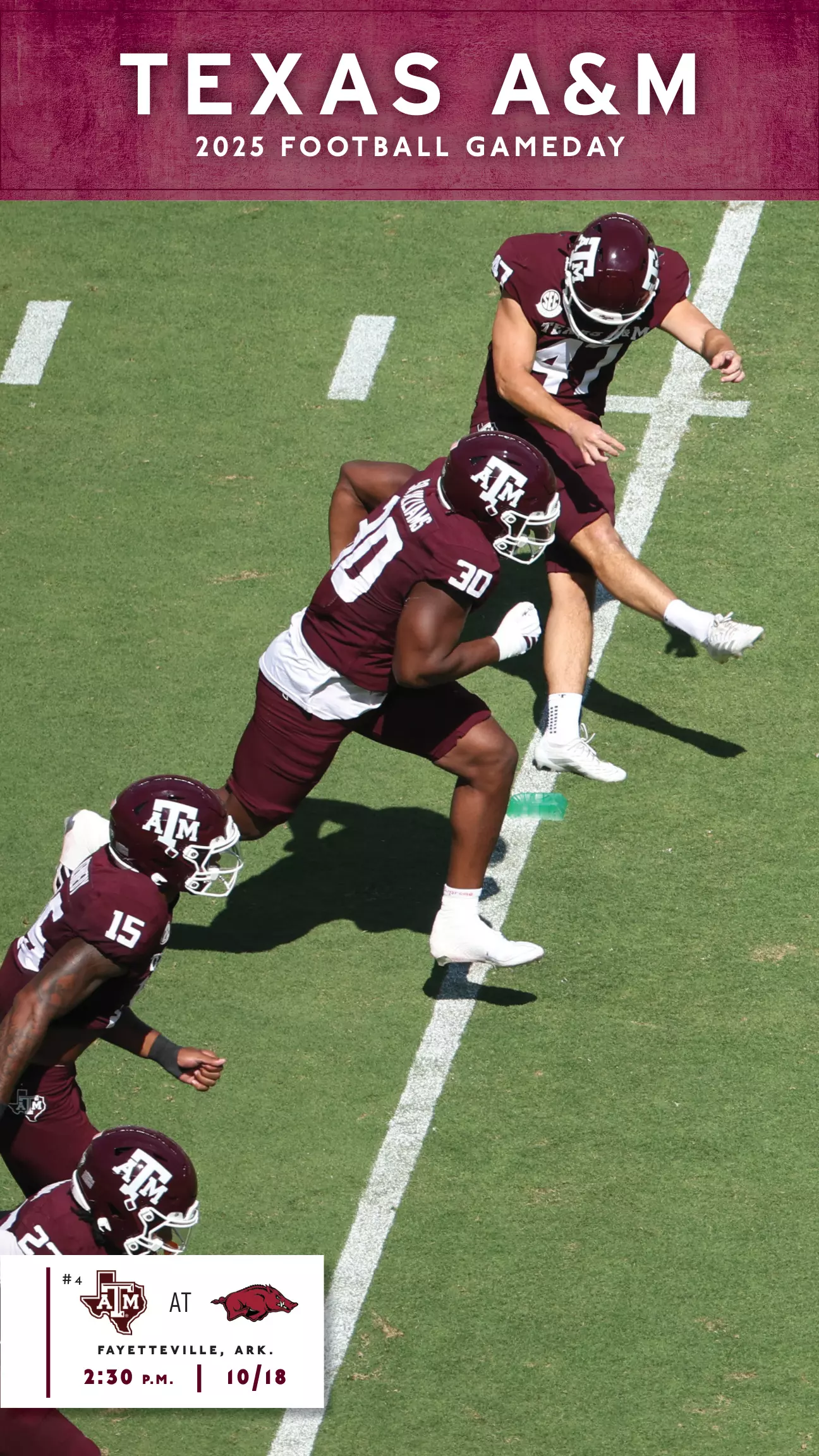 Texas A&M FB at Arkansas
