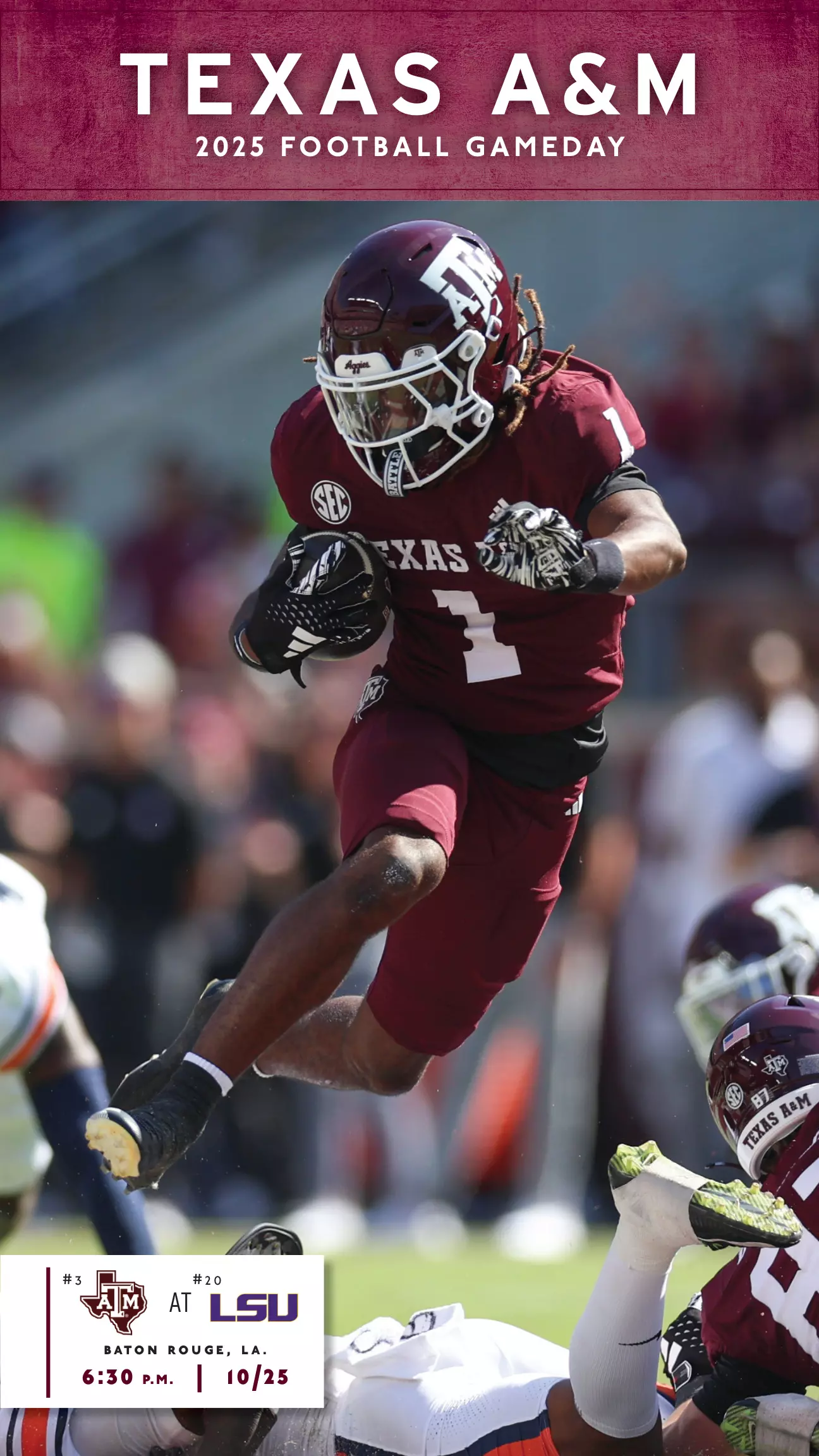 Texas A&M FB at LSU
