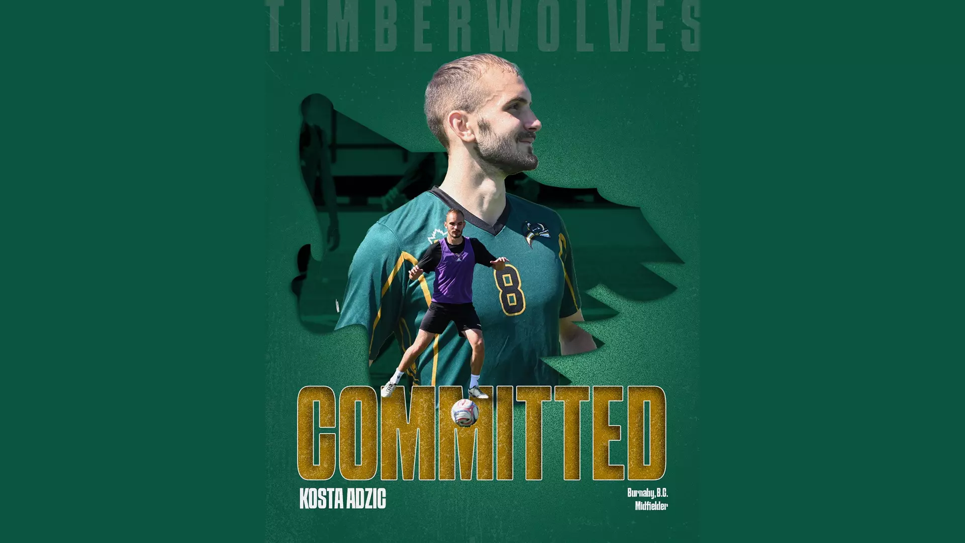 MSOC: Burnaby Midfielder Kosta Adzic Commits to UNBC Men's Soccer