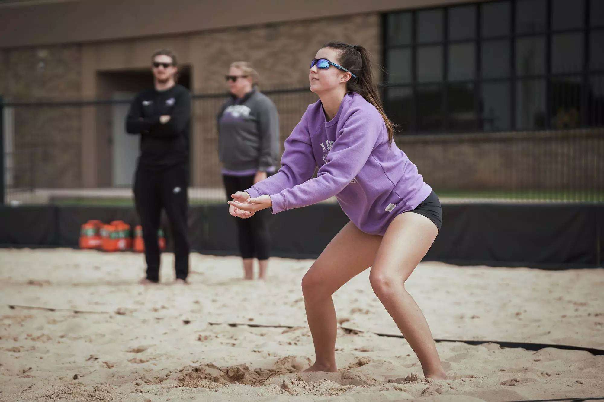 Morgan Pacione passing in practice