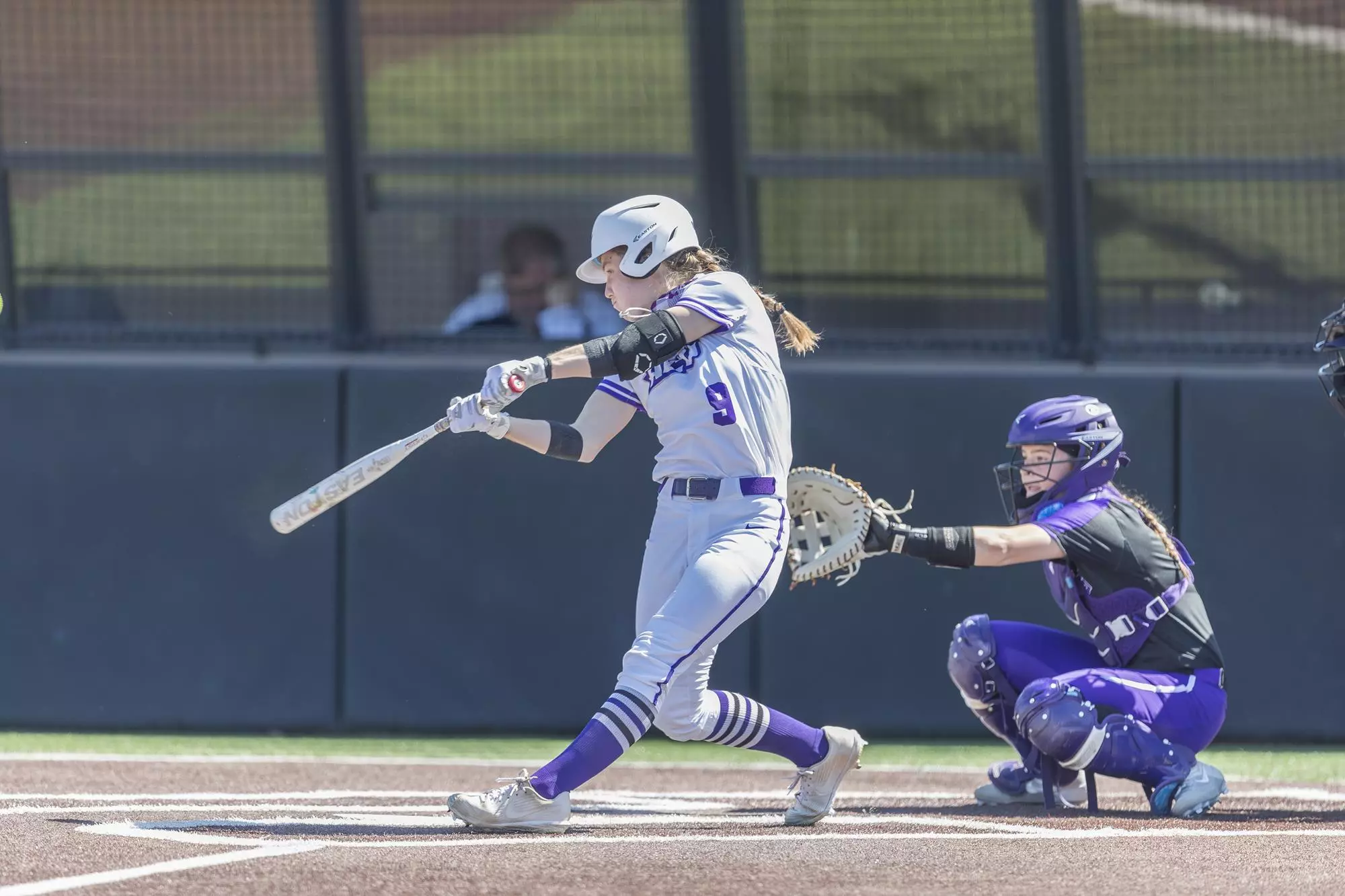 Donelle Johnson at the plate against UCA