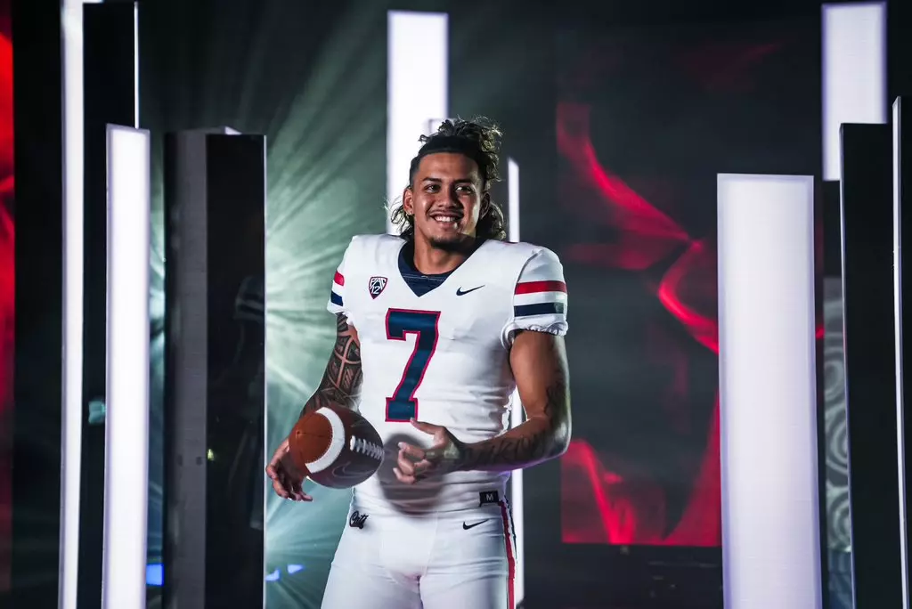 Jayden de Laura at Pac-12 Media Day