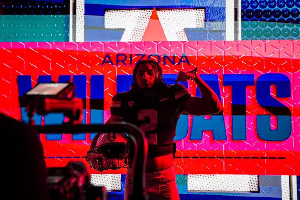 Treydan Stukes at Pac-12 Media Day
