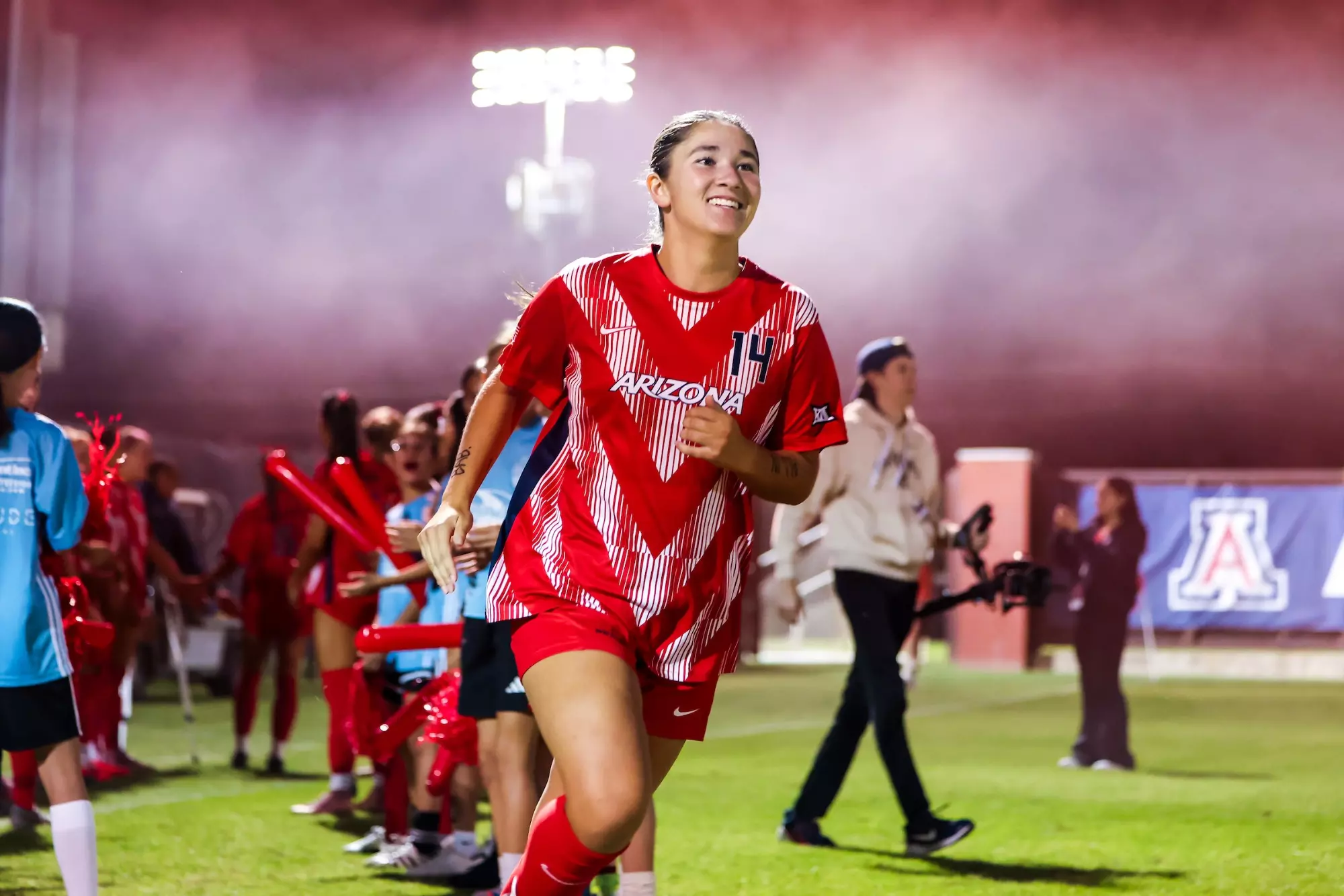 Sami Baytosh (14) - TUCSON, ARIZ. — Soccer vs. ASU at Murphey Field at Mulcahy Stadium Oct. 30, 2025.
Photo by Madison Farwell / Arizona Athletics