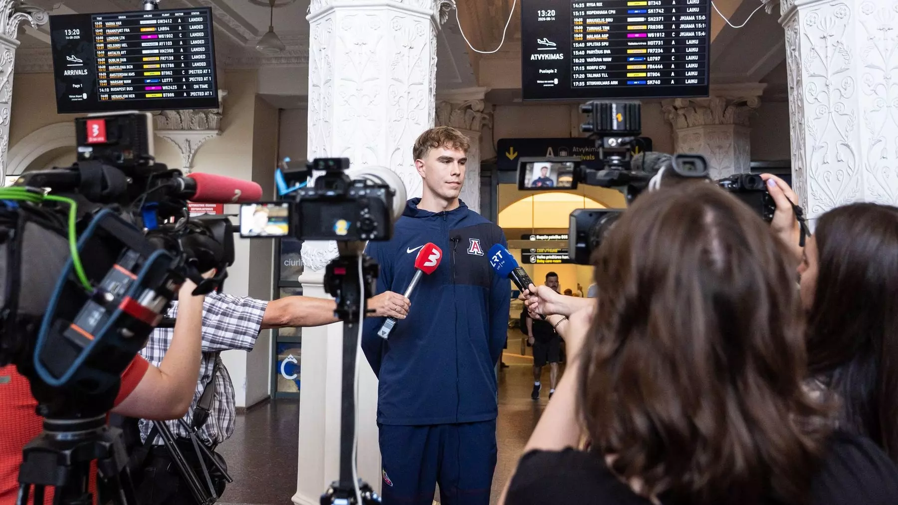 Motiejus Krivas with Lithuania Media