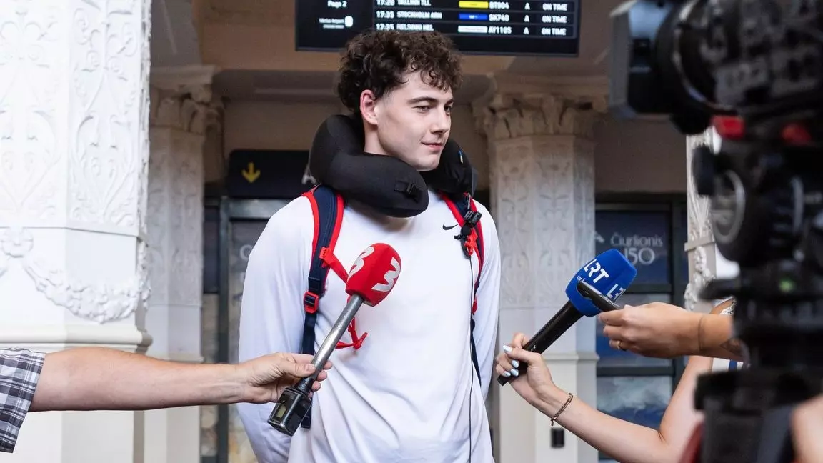 Ugnius Jarusevicius with Lithuania Media