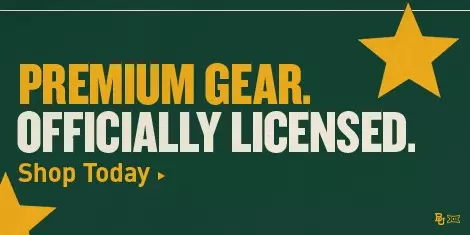 Web button promoting licensed apparel