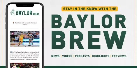 Baylor Brew Promo Graphic to sign up for daily news