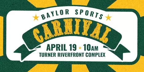 2026 Baylor Sports Carnival on Sunday, April 19 starting at 10 a.m. at the Turner Riverfront Complex; click for tickets to the sporting event