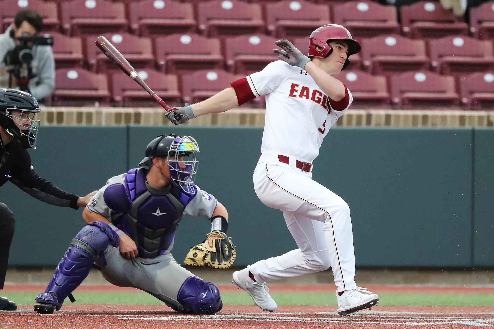 Jack Cunningham singles vs. Holy Cross