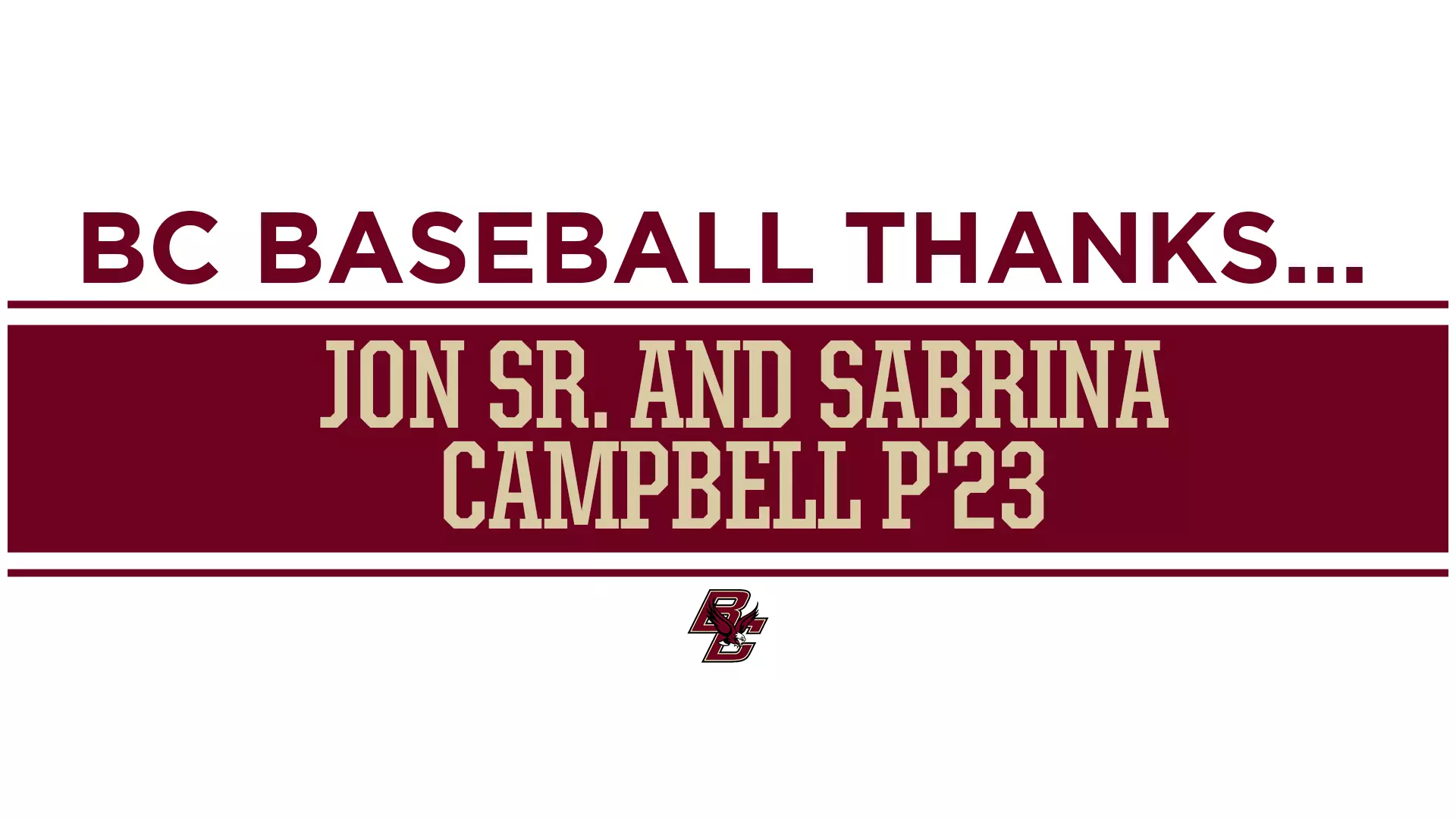 2021 Baseball Night Sponsor Banner