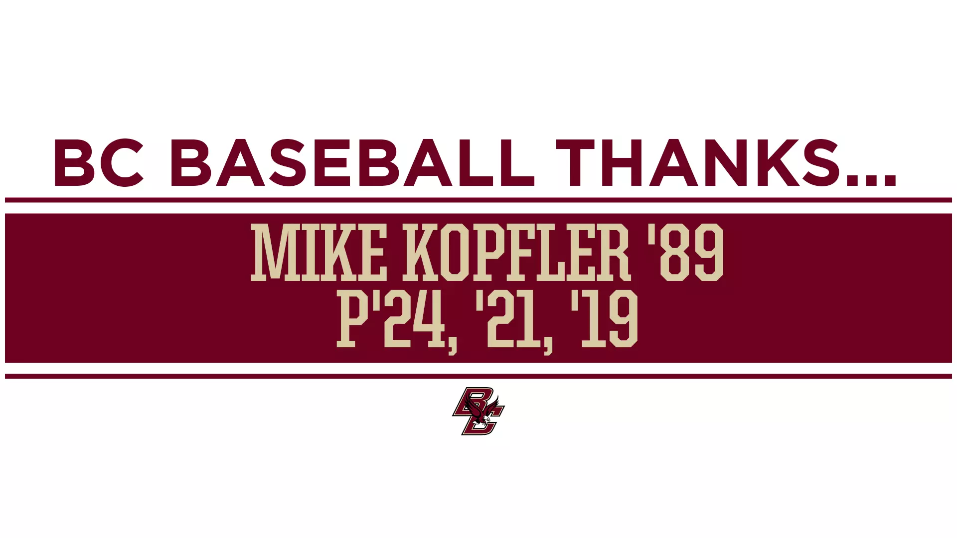 2021 Baseball Night Sponsor Banner