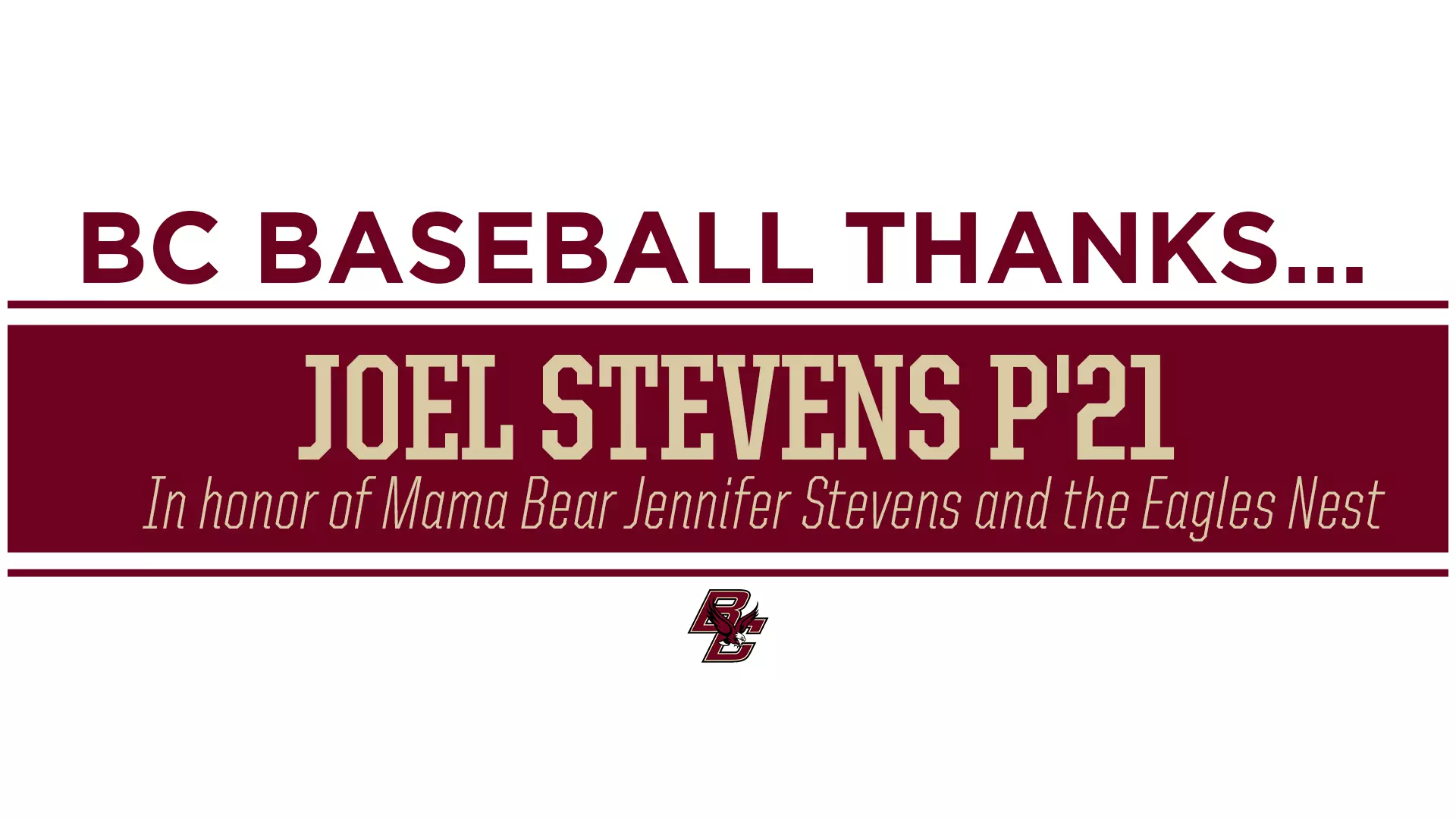 2021 Baseball Night Sponsor Banner