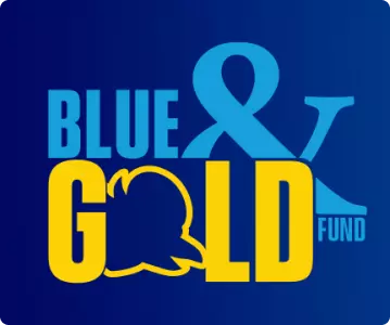 Blue and Gold Banner Ad Top 1440