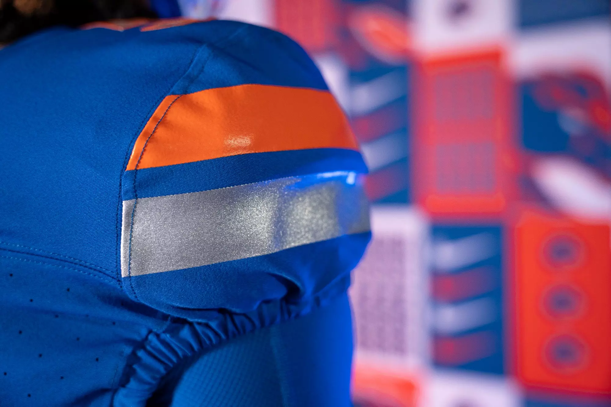 Boise State Athletics, Football, Jeanty EA uniform shoot, Photo by Kenna Harbison