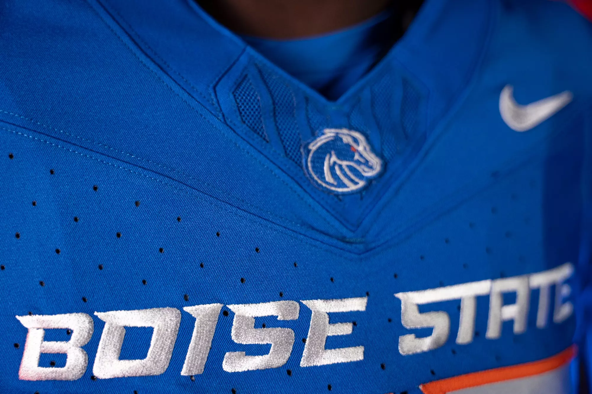 Boise State Athletics, Football, Jeanty EA uniform shoot, Photo by Kenna Harbison
