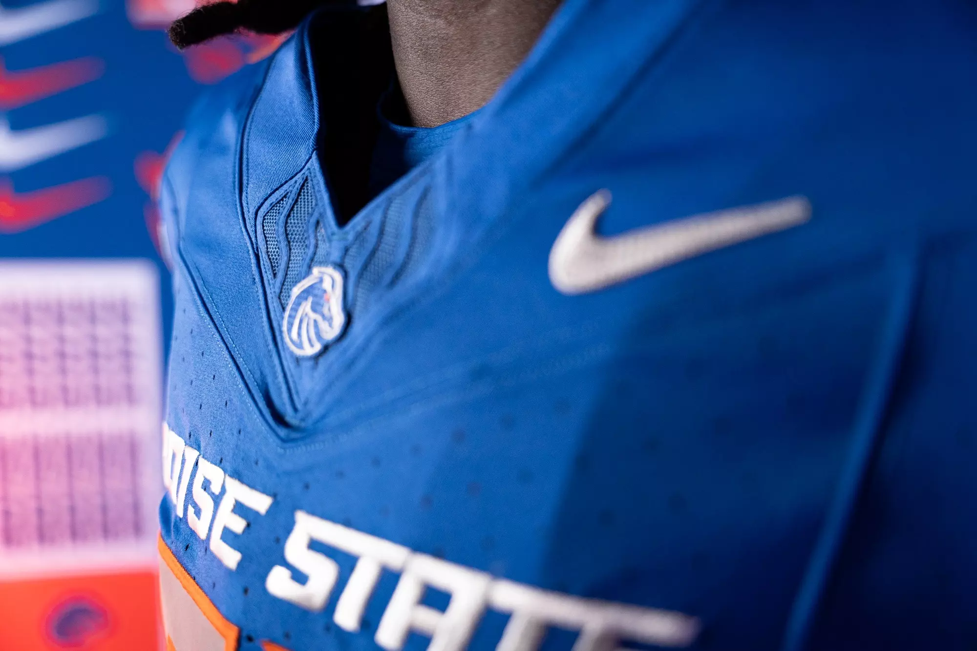 Boise State Athletics, Football, Jeanty EA uniform shoot, Photo by Kenna Harbison