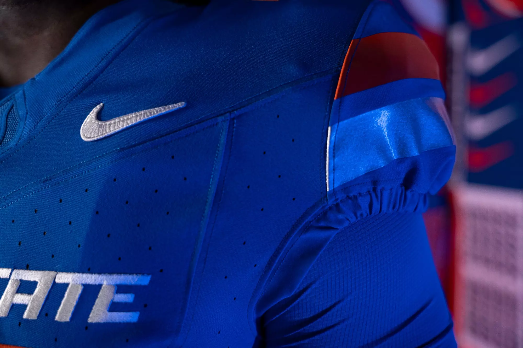 Boise State Athletics, Football, Jeanty EA uniform shoot, Photo by Kenna Harbison