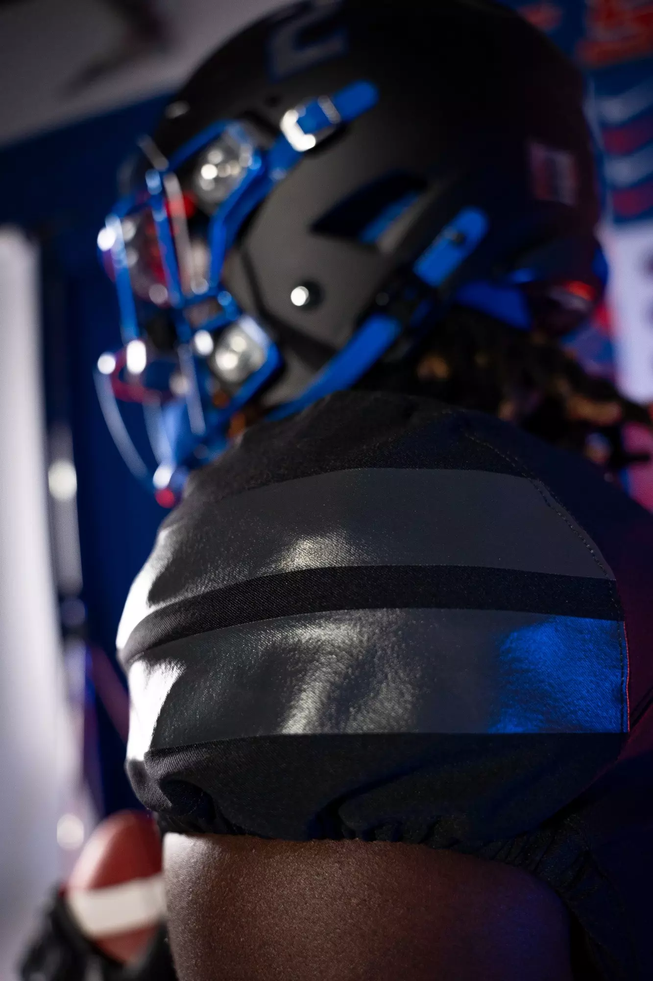 Boise State Athletics, Football, Jeanty EA uniform shoot, Photo by Kenna Harbison