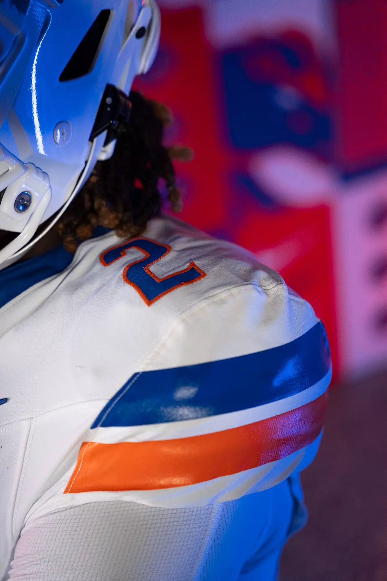 Boise State Athletics, Football, Jeanty EA uniform shoot, Photo by Kenna Harbison