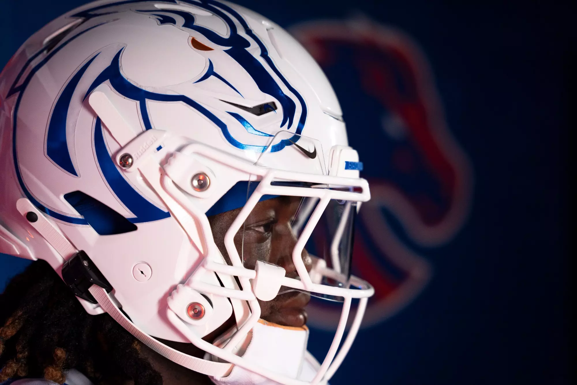 Boise State Athletics, Football, Jeanty EA uniform shoot, Photo by Kenna Harbison