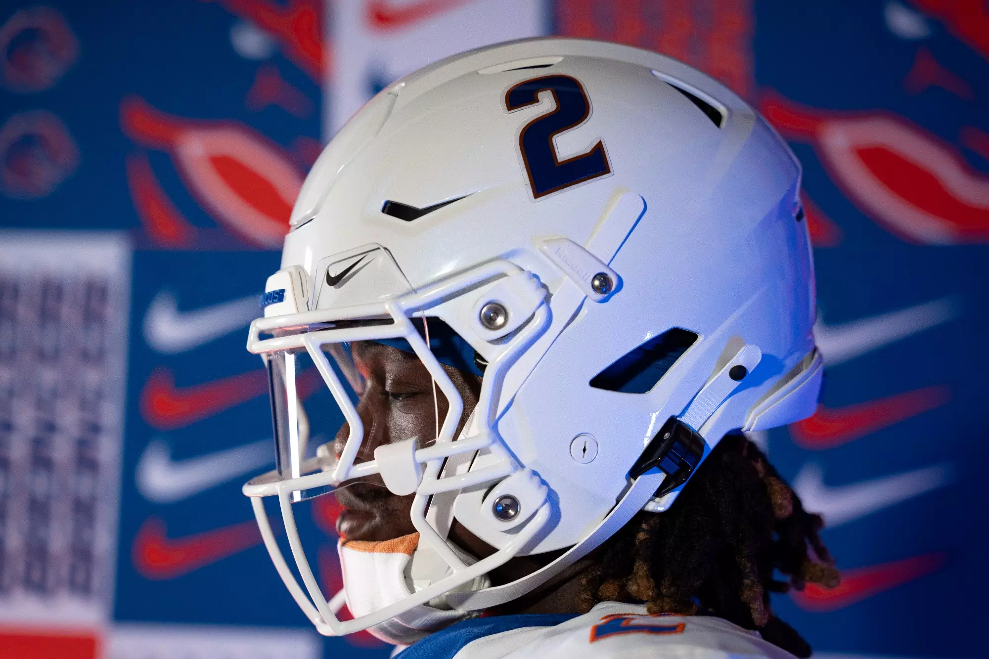 Boise State Athletics, Football, Jeanty EA uniform shoot, Photo by Kenna Harbison