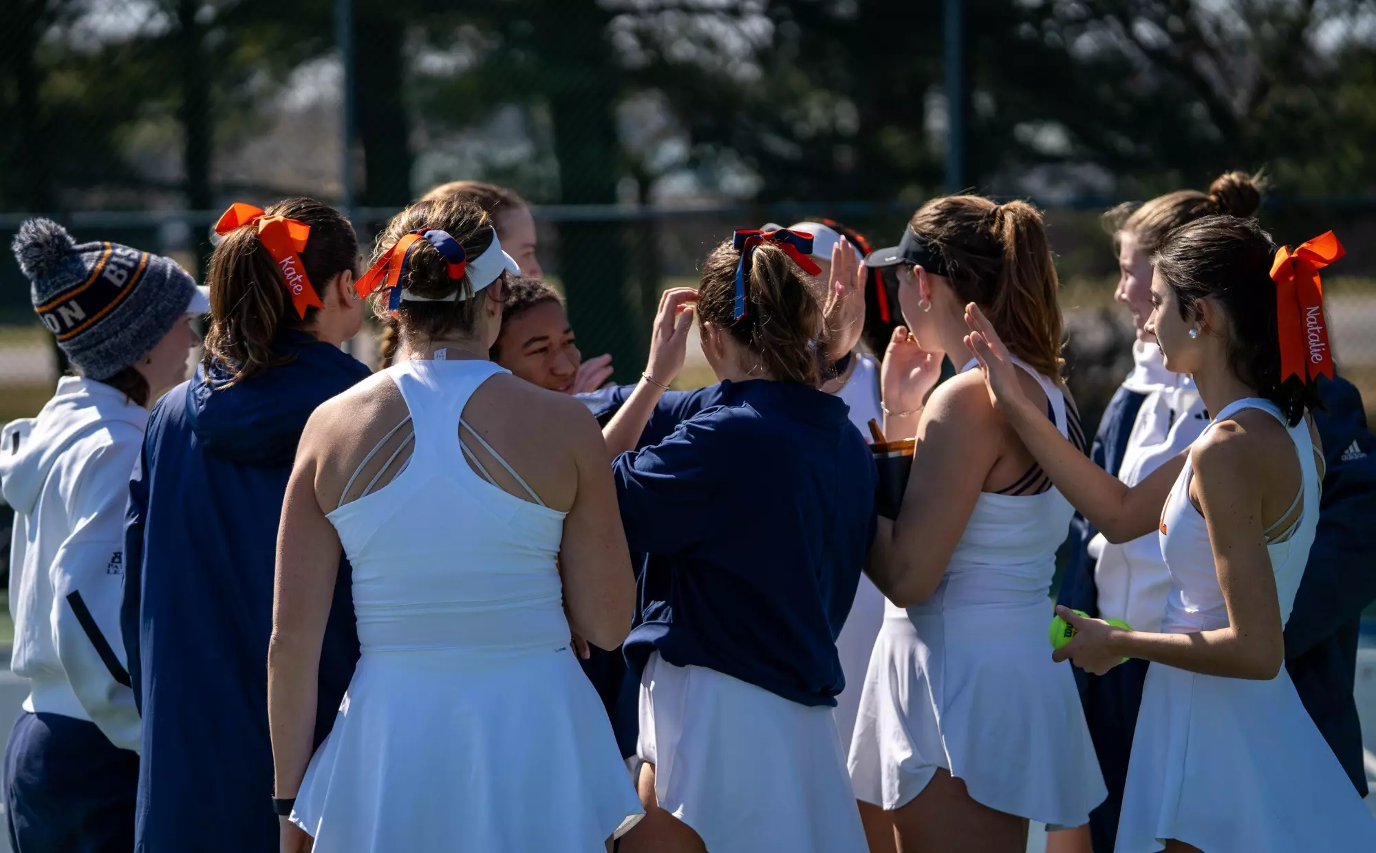 Former Bison Tennis Player Chelsea (Mills) Dennis Returns To Campus