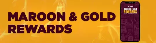 Ad: Maroon & Gold Rewards Top Ad