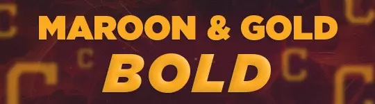 Maroon & Gold Top Ad