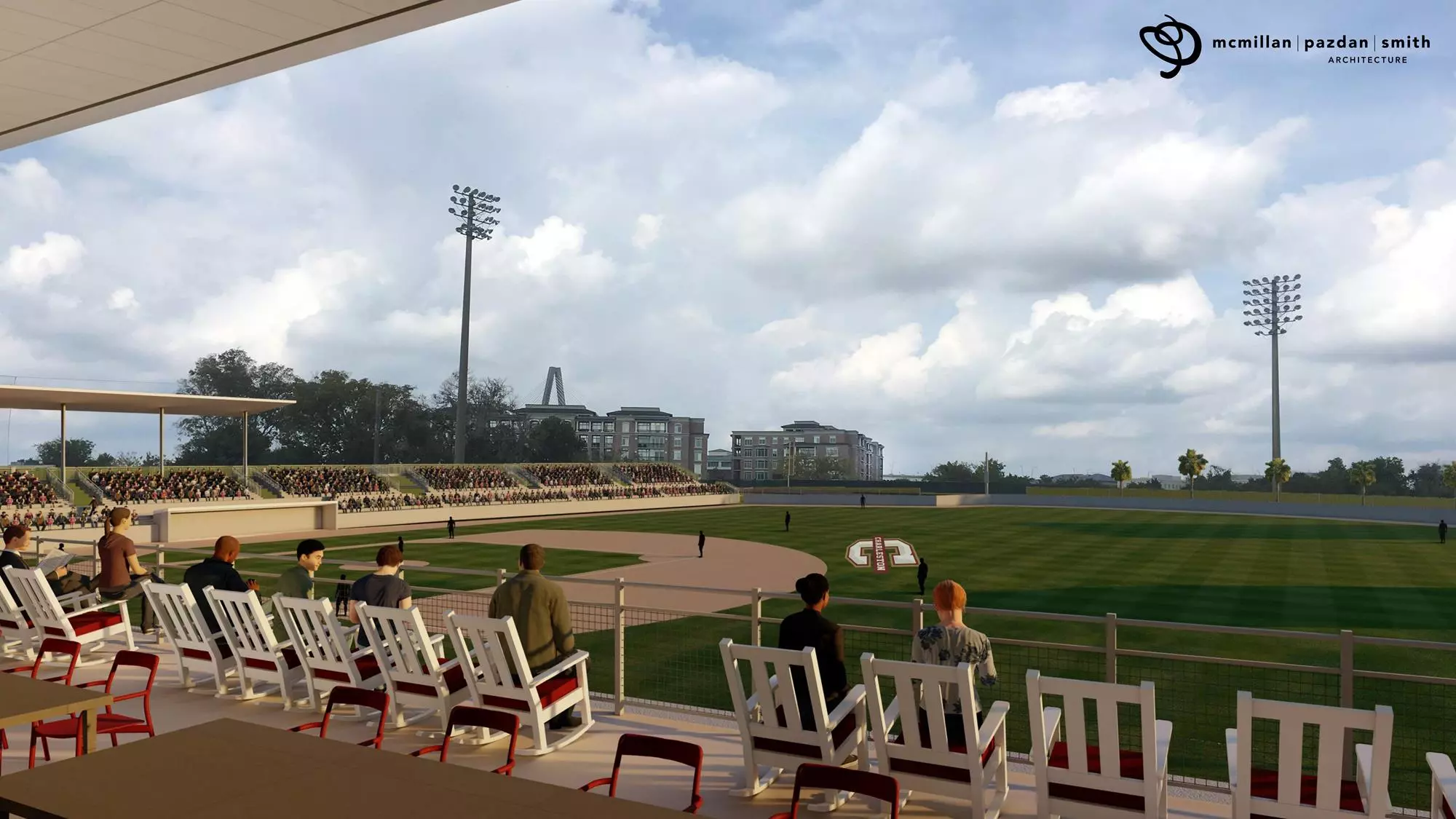 CofC Baseball Rendering