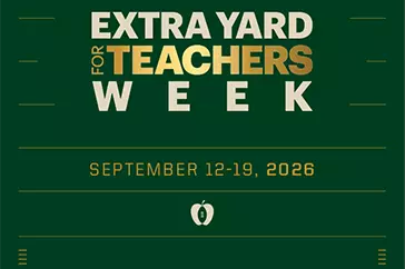 Extra Yard for Teachers Week 2026 Save the Date