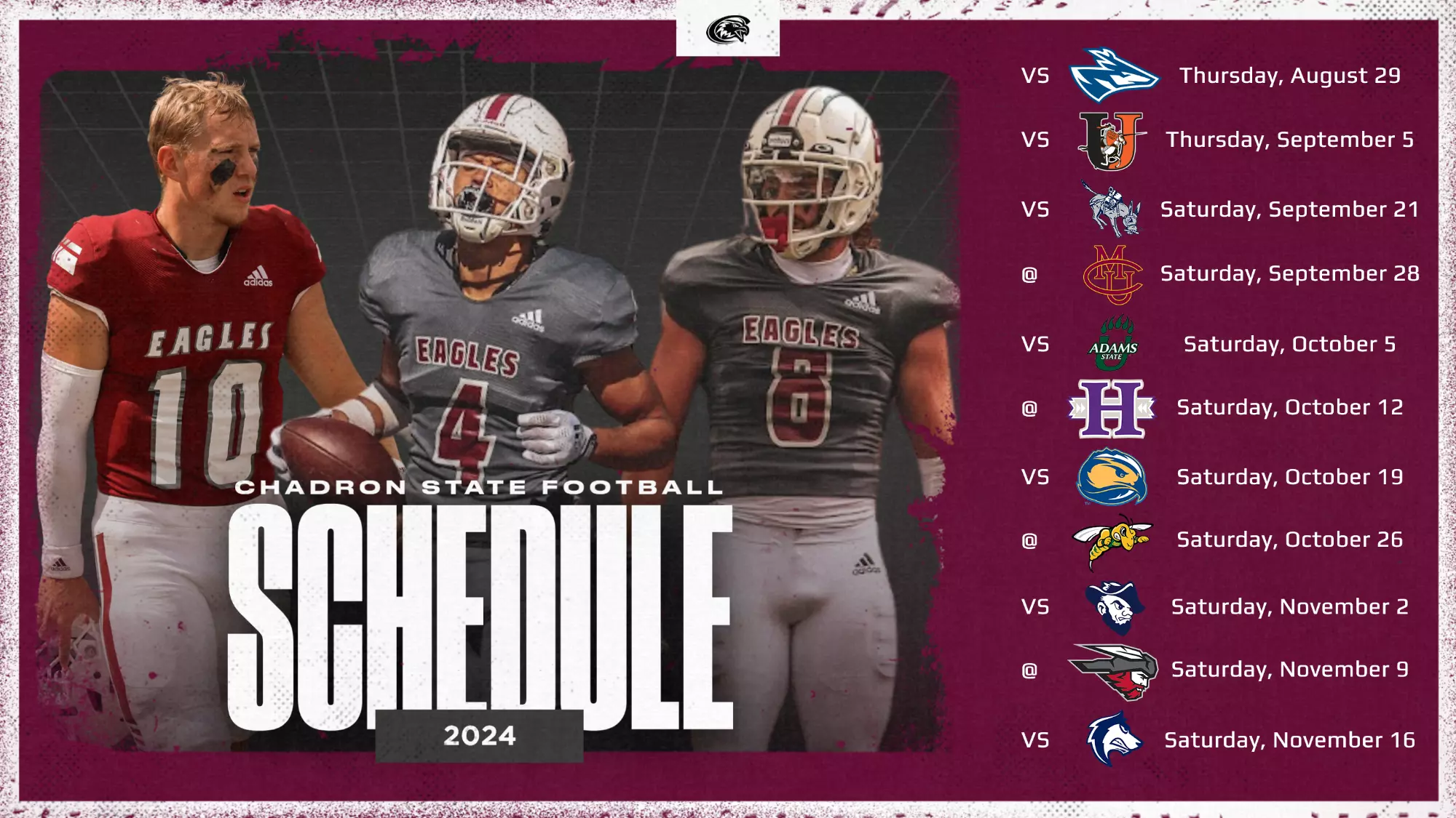 Football announces 2024 spring game and fall football schedule - Chadron State College Athletics football-announces-2024-spring-game-and-fall-football-schedule-chadron-state-college-athletics