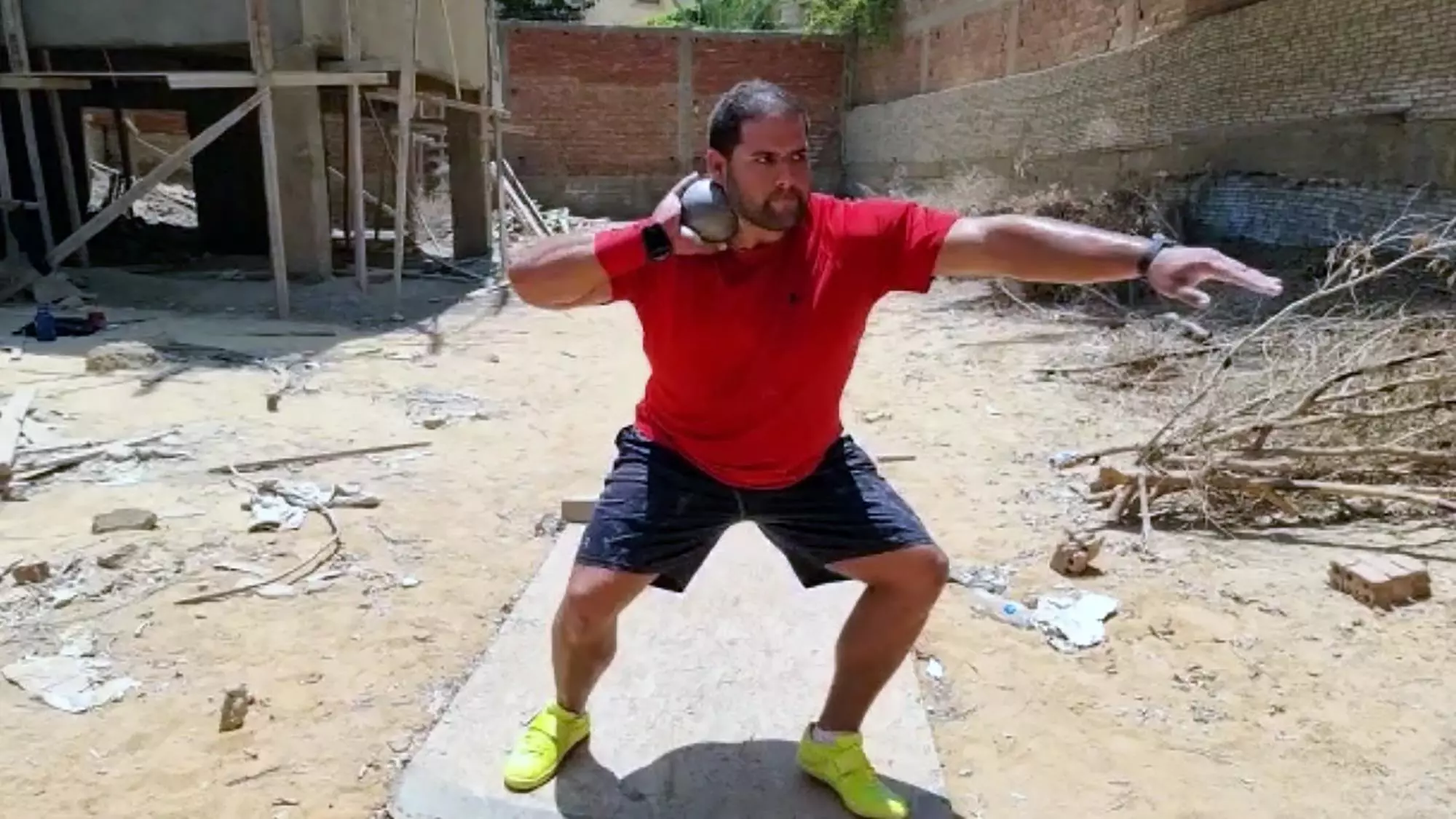Mostafa Hassan outside