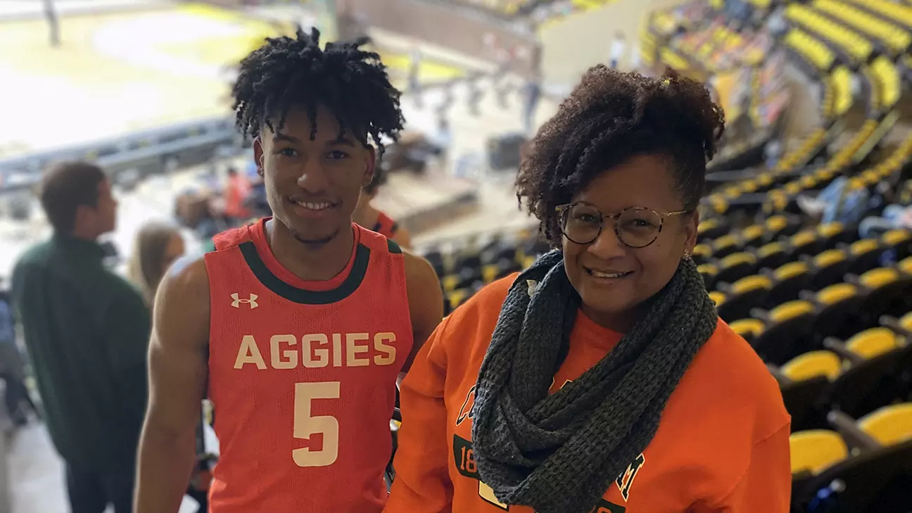 PJ Byrd and mother