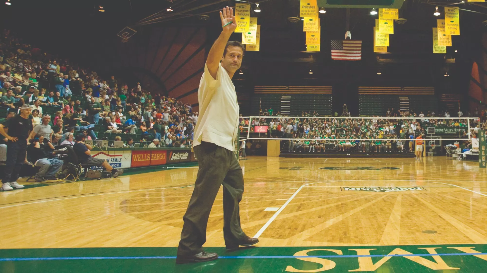CSU Rams volleyball team sweeps No. 8 Florida 3-0 (26-24, 25-16, 25-14) in Moby arena.September 13, 2008
