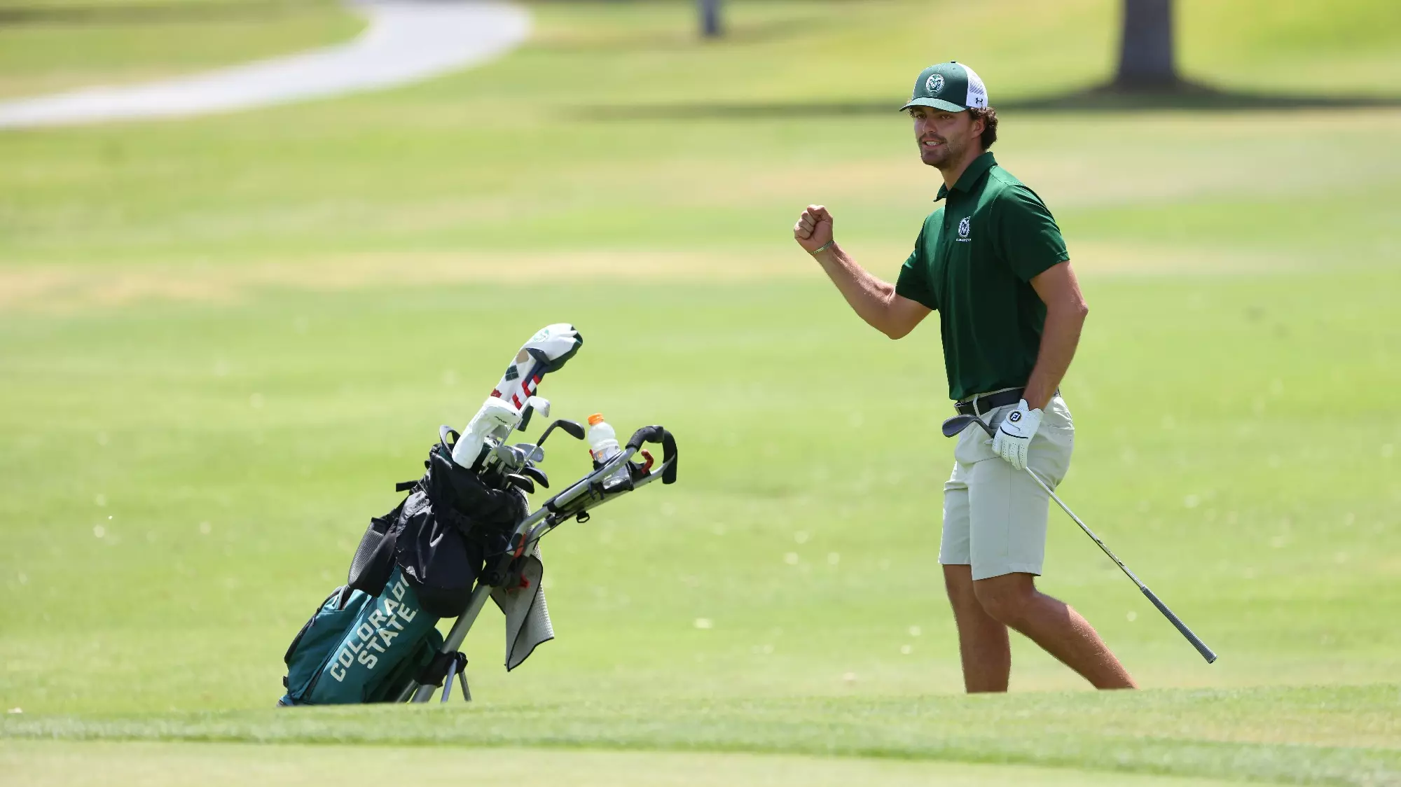 30 APR 2023: The 2023 Mountain West Men's Golf Championship is held at the Catalina Course at Omni Tucson National Resort in Tucson, AZ. Justin Tafoya/NCAA Photos