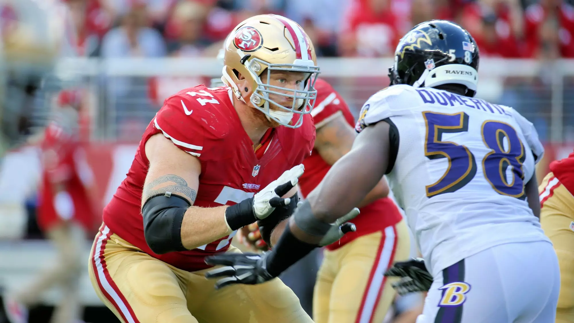 October 18, 2015: The San Francisco 49ers vs Baltimore Ravens. The 49ers beat the Ravens 25-20 at Levi's Stadium in Santa Clara, CA. (Photo © 49ers Photo)