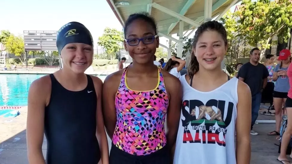 Young Maisy Barbosa and Erin Dawson