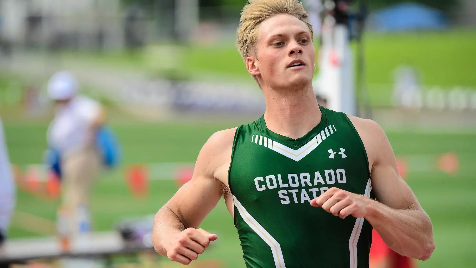 CLOVIS, CA - May 9: The 2019 Mountain West Outdoor Track and Field Championship is held at Veteran's Memorial Stadium in Clovis, CA on May 9, 2019. Timothy Nwachukwu/NCAA Photos