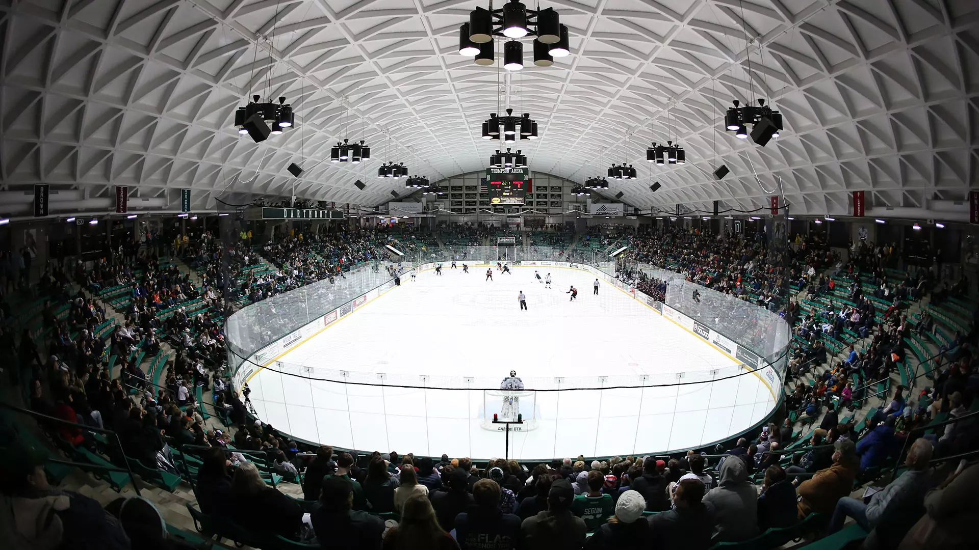 Thompson Arena men's hockey action versus Princeton