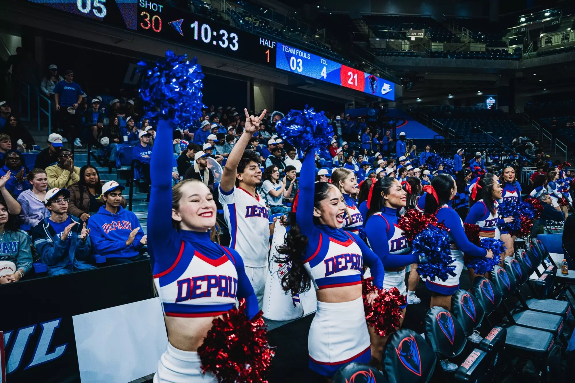 DePaul Cheer Nov. 3 2025