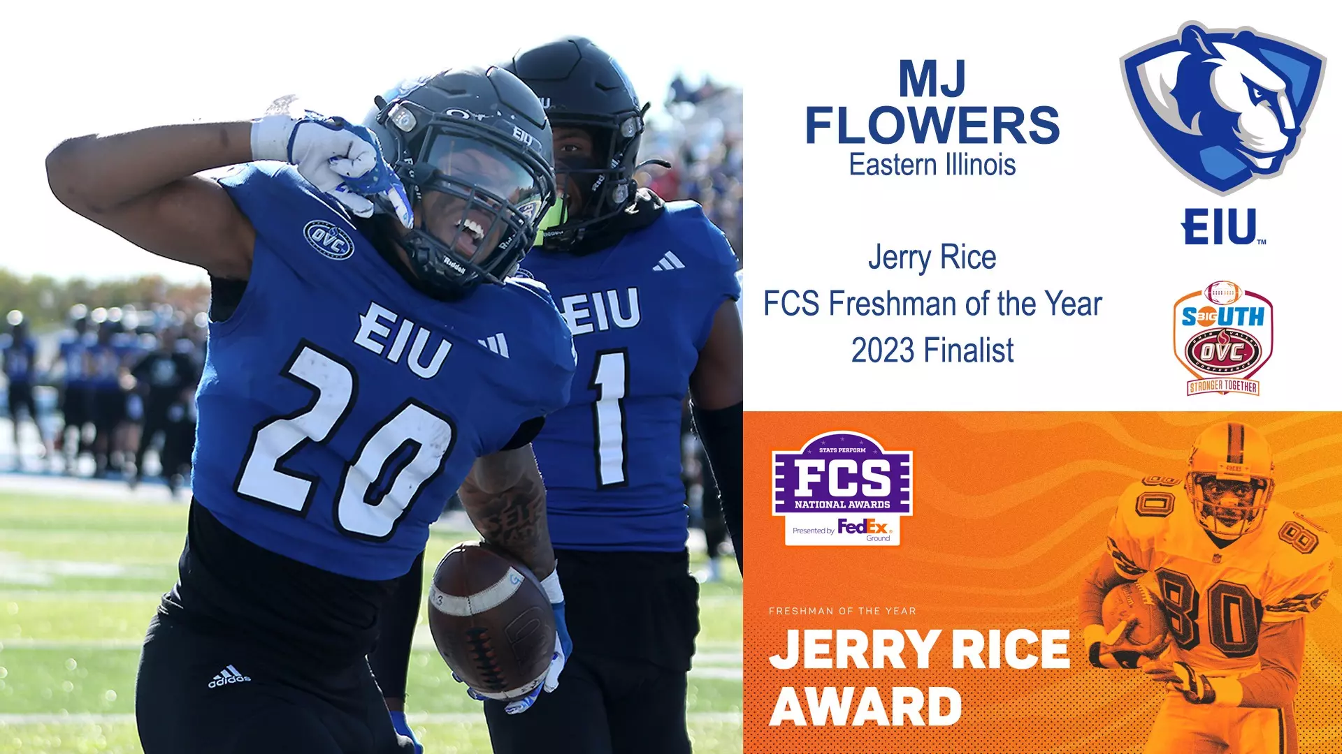 MJ Flowers - Football - Eastern Illinois University Athletics