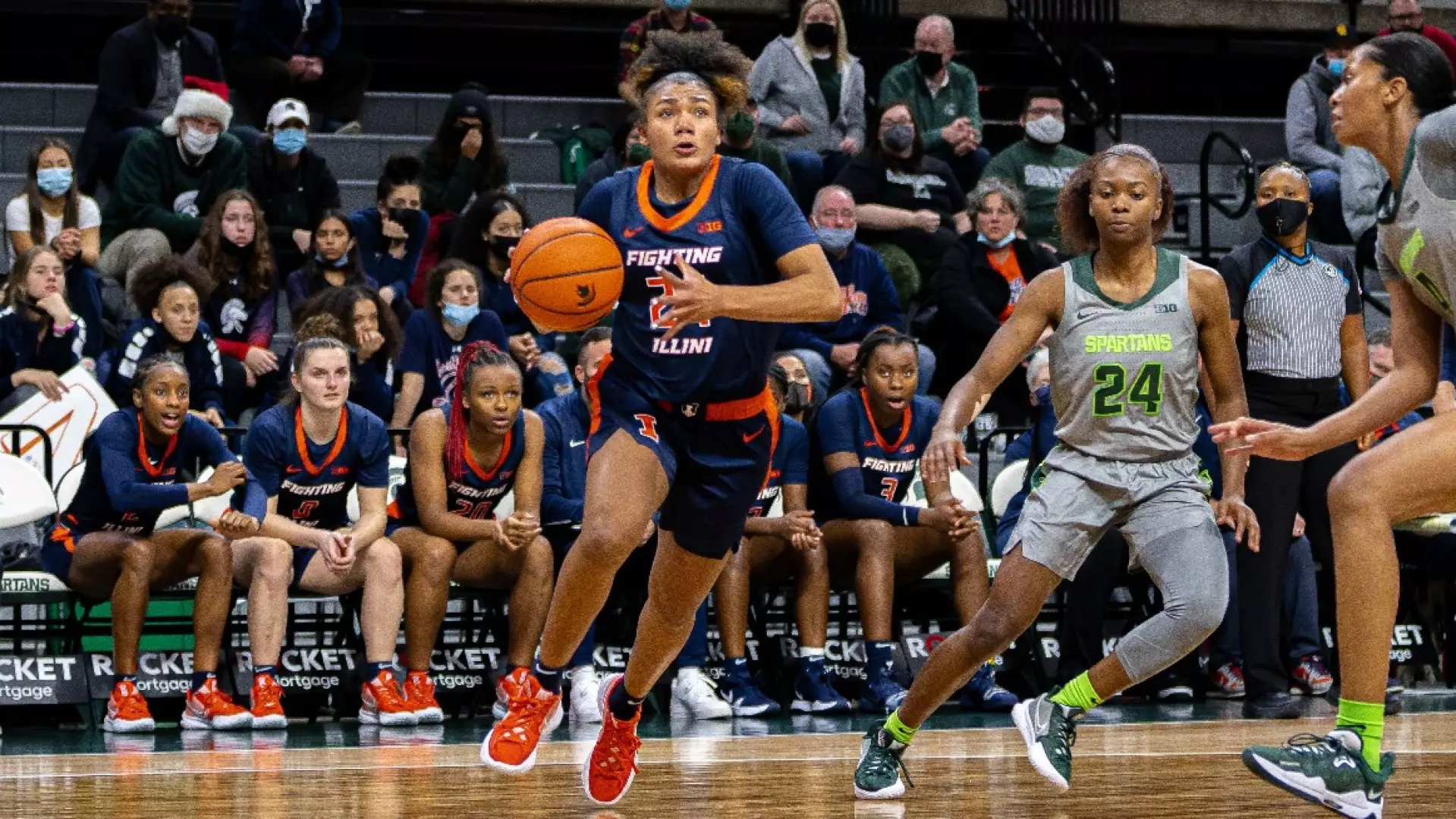 Adalia Mckenzie
Illinois Fighting Illini Women’s Basketball vs. Michigan State - 12/9/21